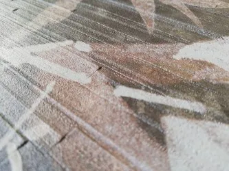 LYM Bamboo | Carta da parati foglie di bamboo [particolare lavorazione]